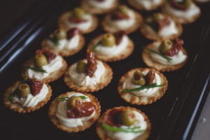 crackers canape homemade catering finger food cater Crawley West Sussex Surrey wedding birthday parties anniversary christening wedding funeral
