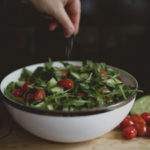 Rustic Salad Rocket cherry tomato party food Crawley West Sussex Surrey catering parties birthday wedding cater