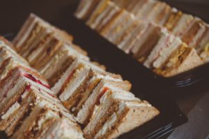 Sandwich platter platters party food buffet finger food catering cater Crawley West Sussex Surrey birthday funeral christening anniversary office