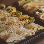 wraps sandwich platter platters party food buffet catering cater Crawley West Sussex Surrey party food anniversary birthday office meeting occasions funeral