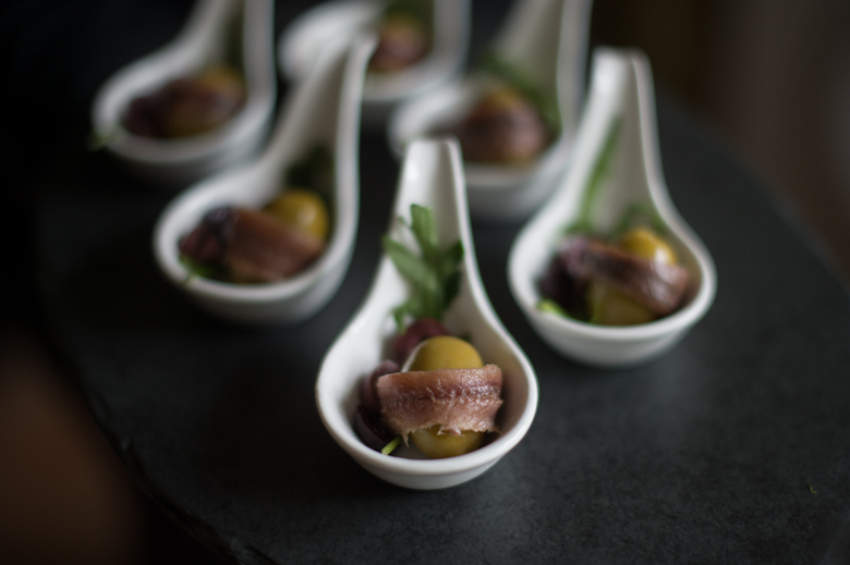 Love Bean | Anchovies with olives Canape – Crawley gluten free West ...