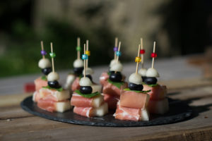 melon and parma ham canape canapes catering gluten free Crawley West Sussex party food finger canapes birthday funeral cater annivesary bites fresh homemade